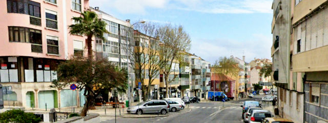 Estrada da Falagueira, Centro de Amadora &copier Google Earth Pro