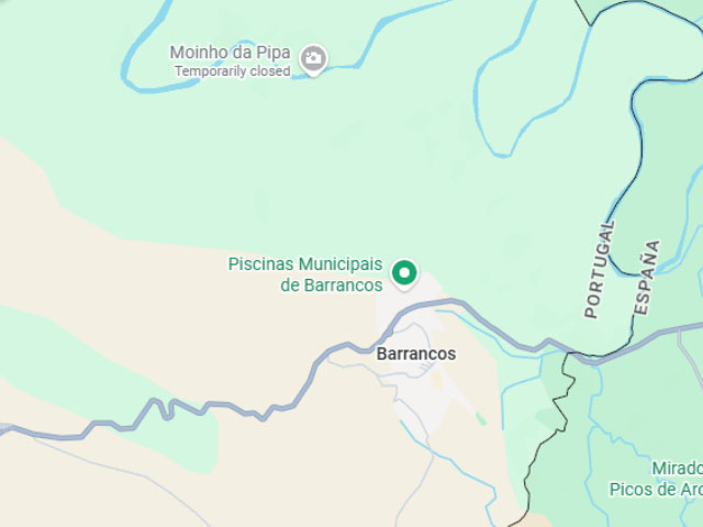 Mapa de Barrancos (Distrito de Beja), no Baixo Alentejo &copy; GEP, ilustração