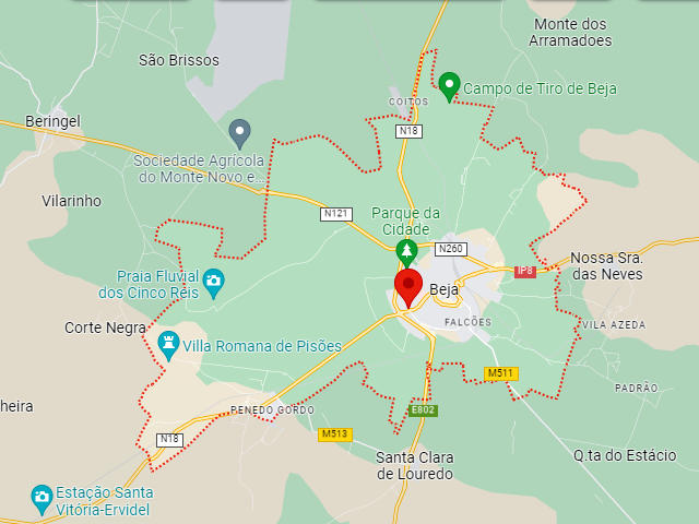 Beja, Baixo Alentejo &copy; Google