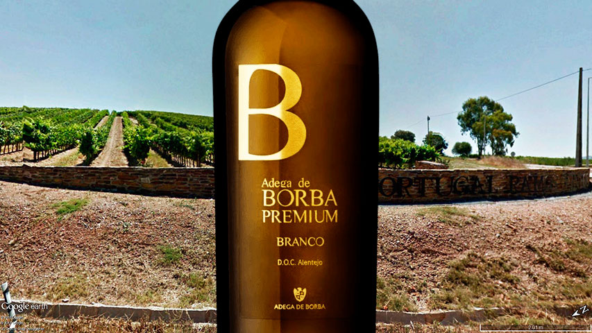 Vinho Adega de Borba Premium branco DOC Alentejo &copy; GEP/Internet, ilustração