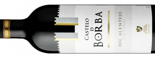 Vinho Castelo de Borba DOC Alentejo (Adega de Borba), Borba, Alentejo &copy; / Internet, Ilustração