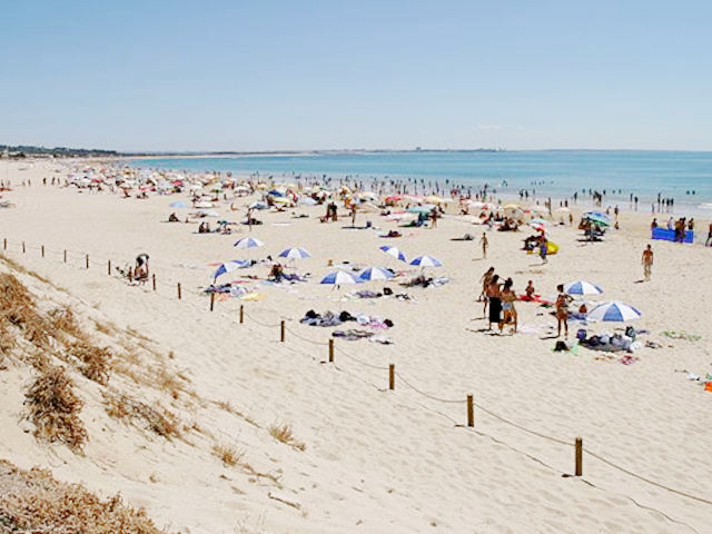 Praia do Porto de Mós, Lagos, Distrito de Faro, Algarve &copy;  / Visit Algarve, ilustração
