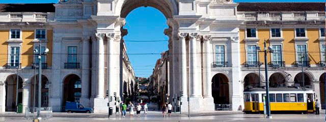 Praça do Comércio, Lisboa, Estremadura, Centro de Portugal &copy; / Images of Portugal, ilustração