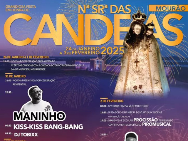 Festa de Nossa Senhora das Candeias em Mourão (Distrito de Évora), no Alentejo Central &copy; CMM, ilustração