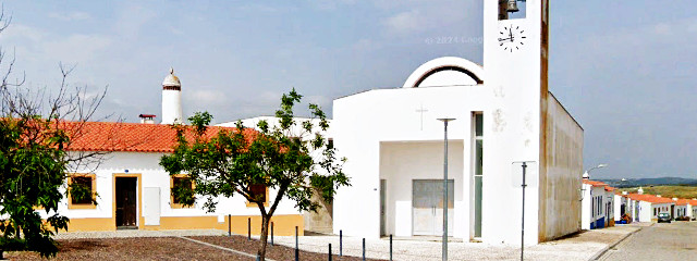Terreiro do Rossio na freguesia da Luz em Mourão (Distrito de Évora), no Alentejo Central &copy; GEP, ilustração