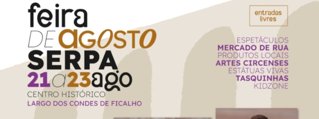 Feira de Agosto de Serpa (Distrito de Beja), no Baixo Alentejo &copy;  CMS, ilustração