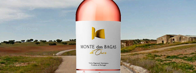 Vinhos Monte das Bagas de Ouro (Adega do Montado) de Serpa (Distrito de Beja), sub-região Moura DOC alentejo no Baixo Alentejo &copy; Adega do Montado, ilustração