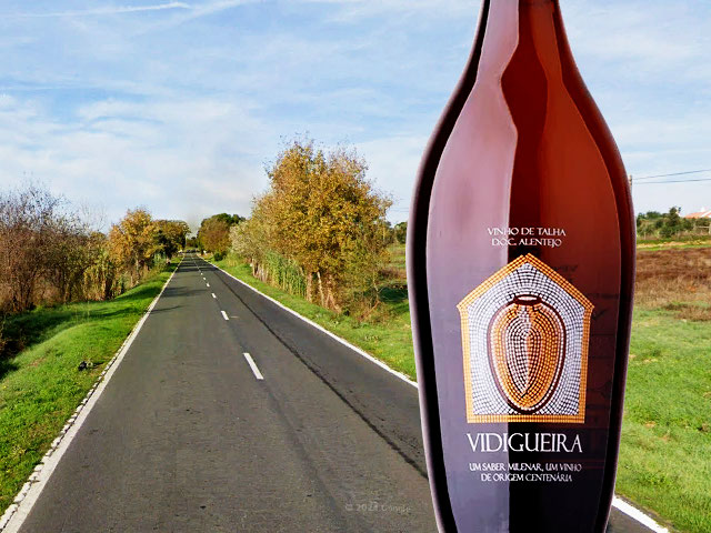 Vinho branco de Talha da Vidigueira DOC Alentejo, distrito de Beja, Alentejo &copy; GEP, ilustração